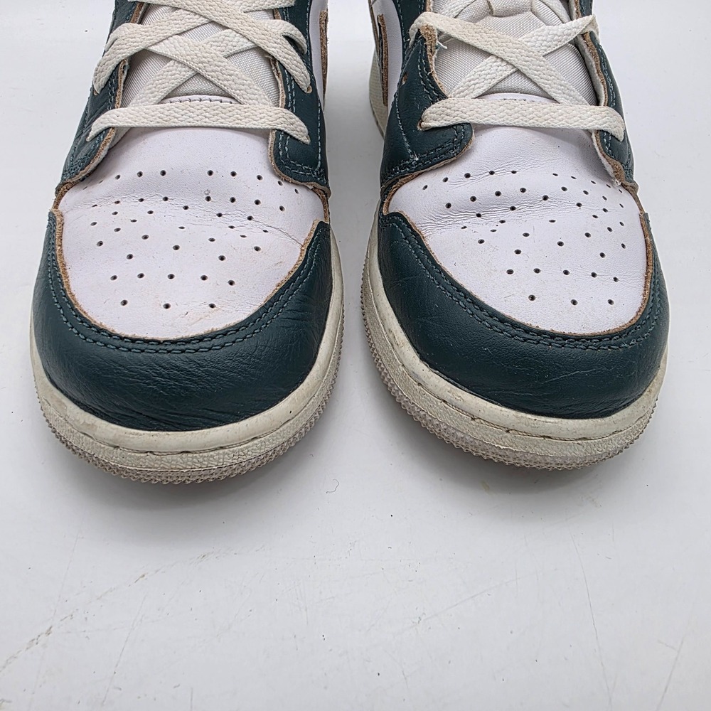 Nike Air Jordan 1 Low SE GS Oxidized Green/White FQ8041-300 7Y Youth - Picture 3 of 8